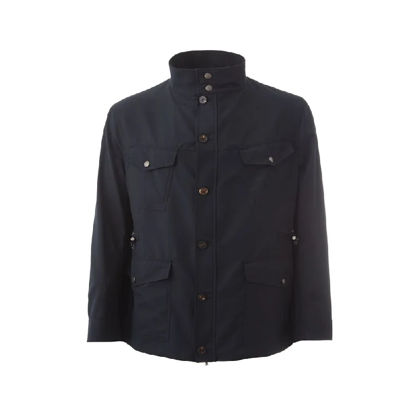 Oversized Bucket HatsElegant Wool Blend Men's Jacket