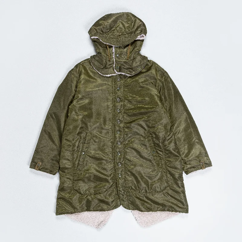 Vibrant Straw HatsLiner Jacket - Olive Drab Polyester Pilot Twill
