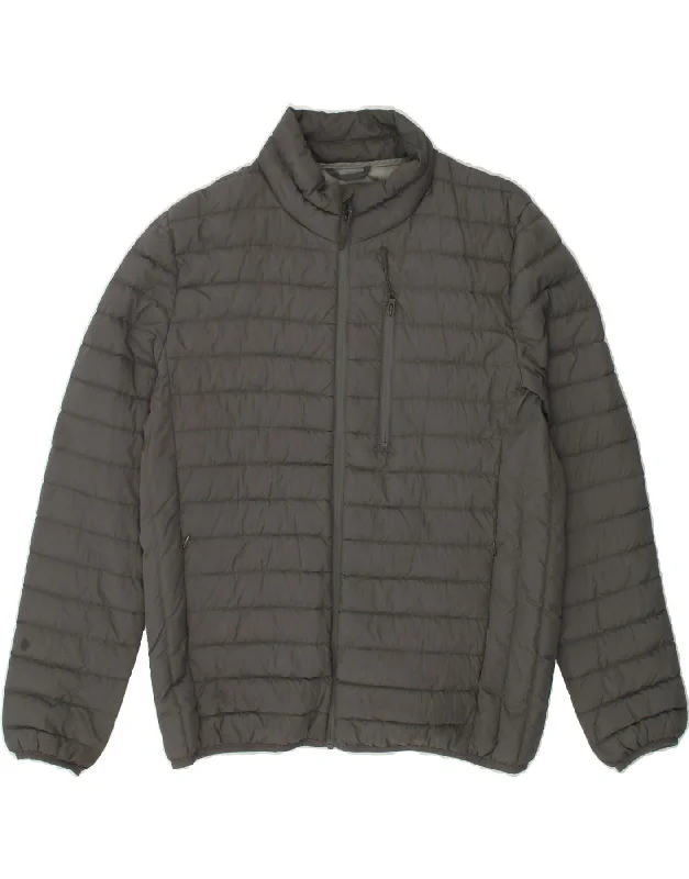 Retro Fedora CapsESPRIT Mens Padded Jacket UK 42 XL Grey Polyester