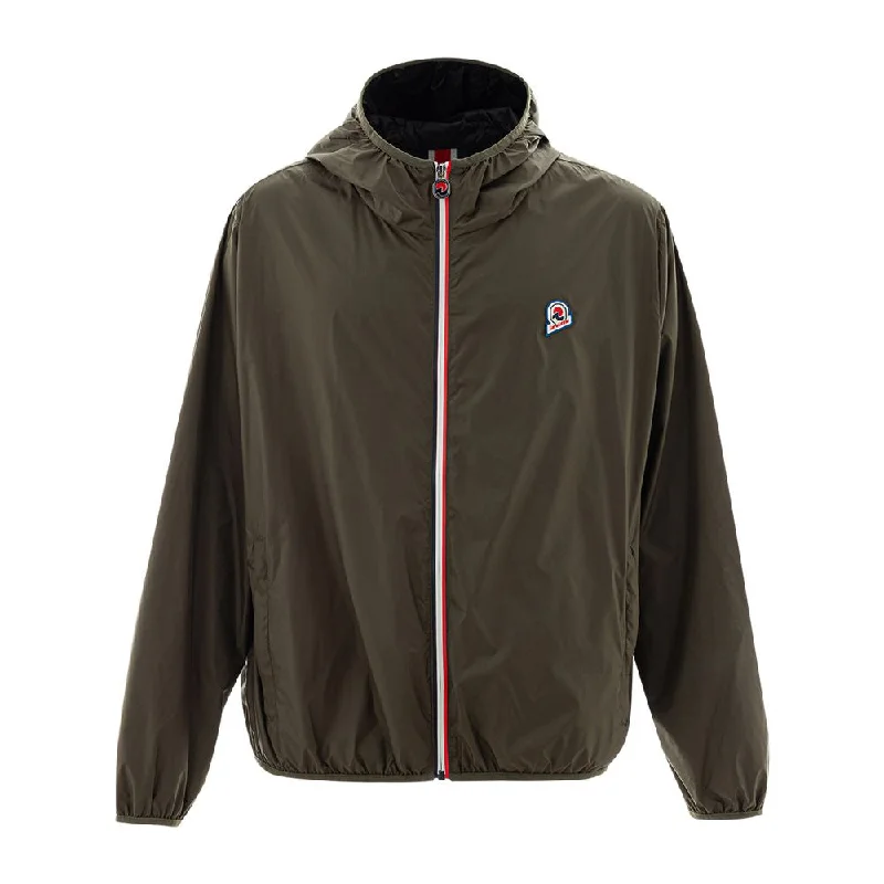 Cool Snapback HatsGreen Polyamide Jacket
