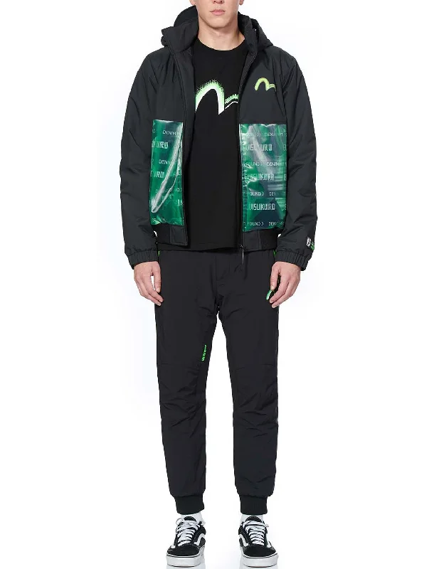 Lightweight Baseball CapsIllusion Effect Print Panel Jacket