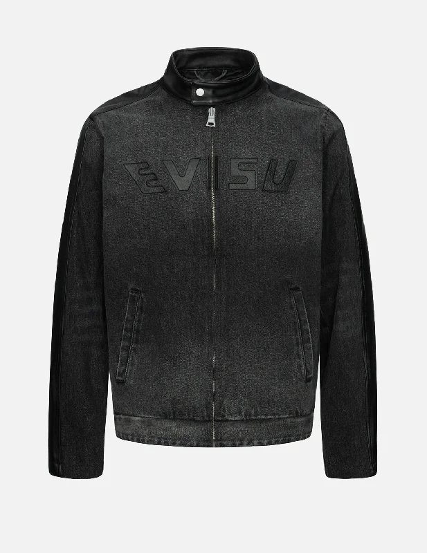 Casual Fedora Hats for MenLeather Logo and Seagull Appliqué Regular Fit Denim Moto Jacket Casual Fedora Hats for MenLeather Logo and Seagull Appliqué Regular Fit Denim Moto Jacket