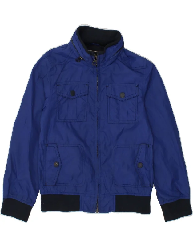 Retro Fedora CapsLEVI'S Boys Hooded Utility Jacket 7-8 Years Blue Polyamide