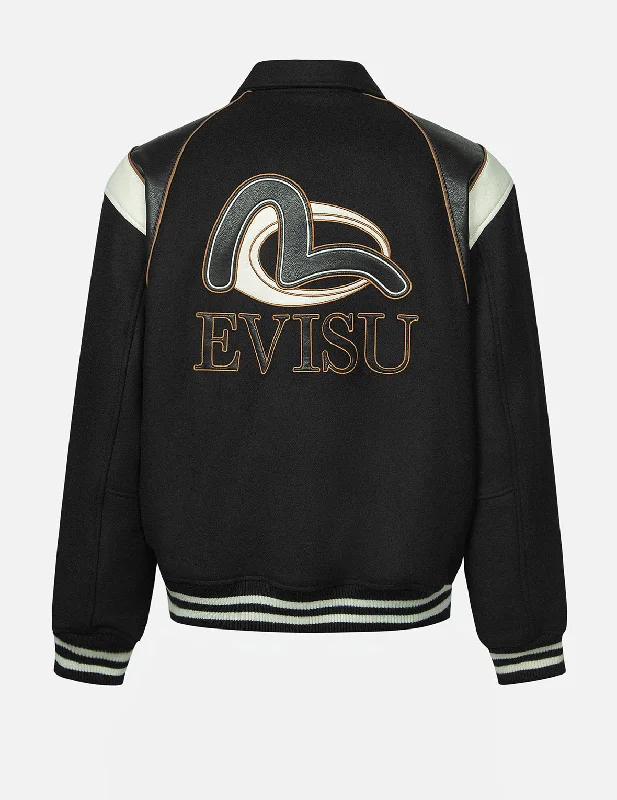 Kids' Sun HatsLogo and Seagull Applique Relax Fit Baseball Jacket