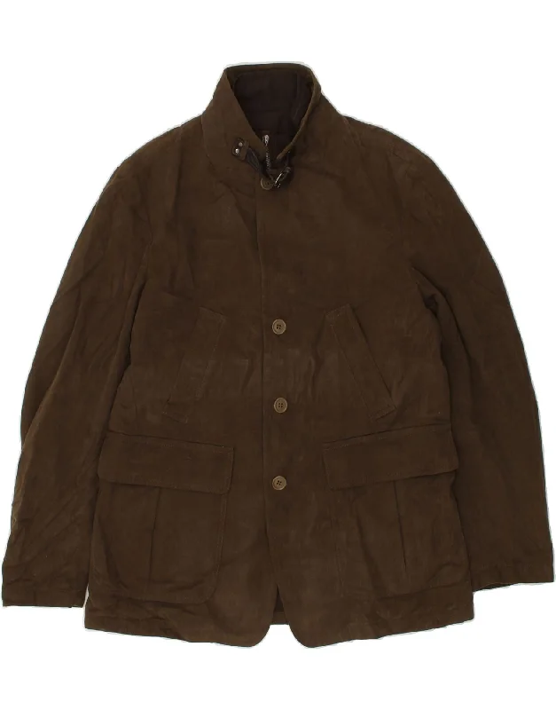 Formal Top HatsMASSIMO DUTTI Mens Utility Jacket UK 40 Large Brown