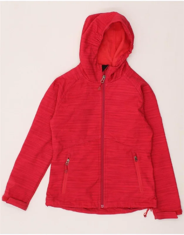 Designer Trucker HatsMCKINLEY Girls Hooded Windbreaker Jacket 9-10 Years Pink Striped Polyester Designer Trucker HatsMCKINLEY Girls Hooded Windbreaker Jacket 9-10 Years Pink Striped Polyester