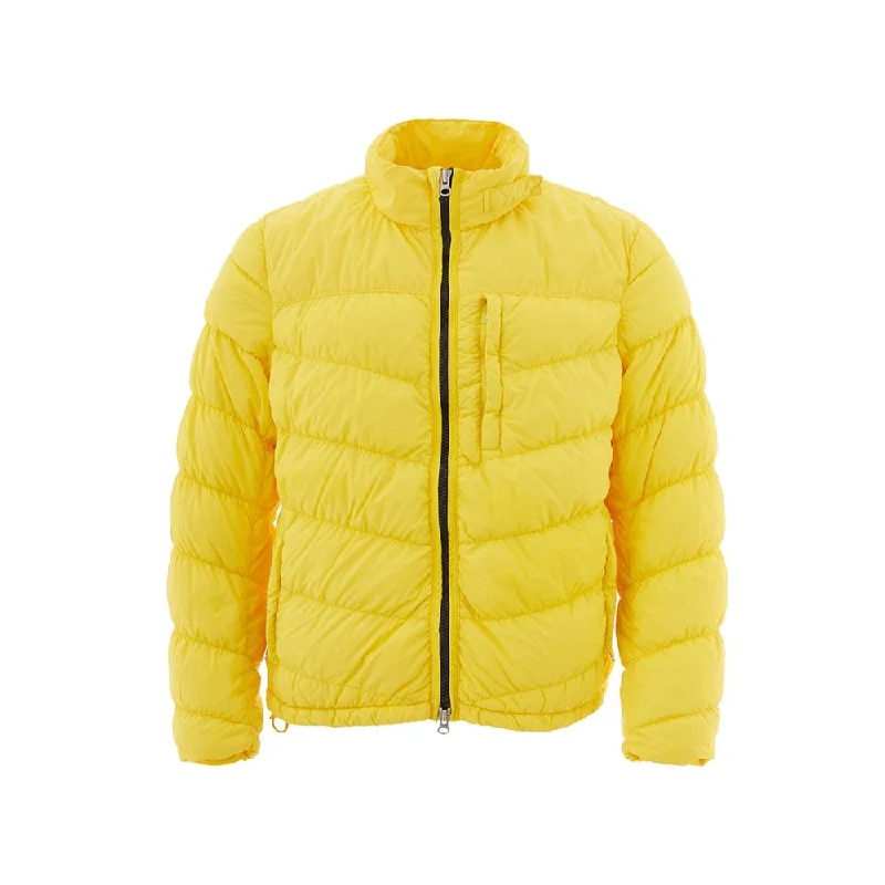 Gentlemen's Fedora HatsMens Vibrant Yellow Outdoor Jacket