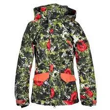 Men's Coats with Wind-Resistant FabricNikita Girls Hawthorne Jacket - Camo Pop Peri