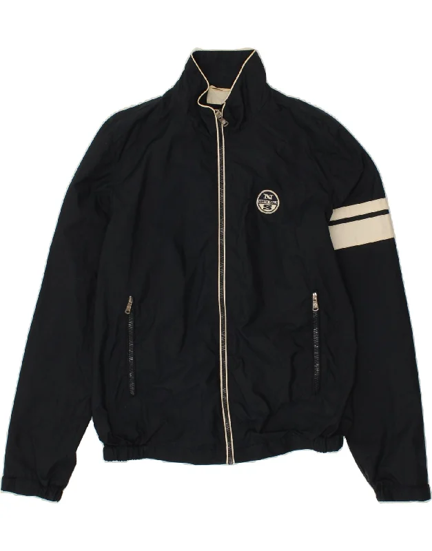 Elegant Derby CapsNORTH SAILS Mens Bomber Jacket UK 38 Medium Navy Blue Colourblock