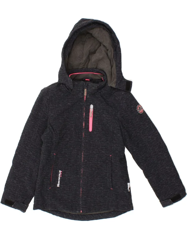 Gentlemen's Fedora HatsNORTHVILLE Girls Hooded Windbreaker Jacket 8-9 Years Navy Blue Polyester Gentlemen's Fedora HatsNORTHVILLE Girls Hooded Windbreaker Jacket 8-9 Years Navy Blue Polyester