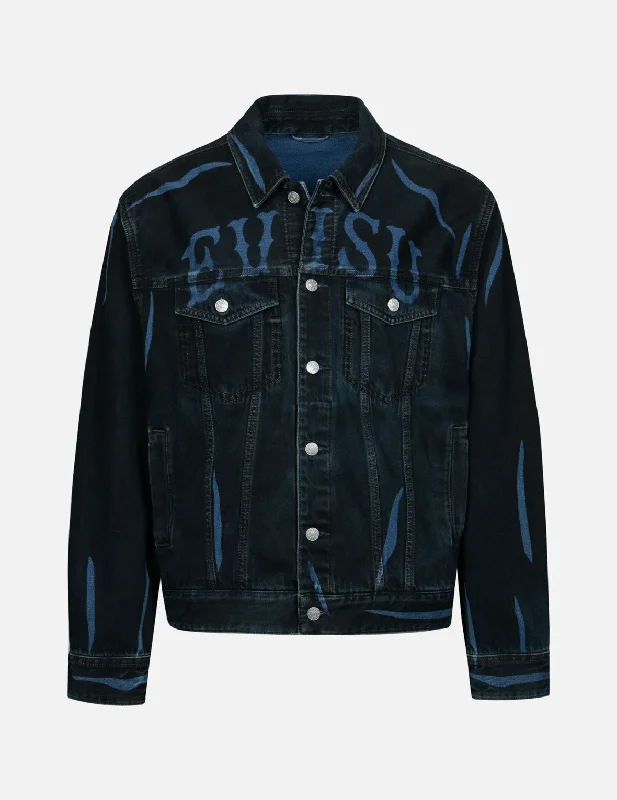 Boys' Baseball CapsOverdye Logo and Seagull Relax Fit Denim Jacket