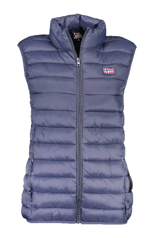 Trendy Work HatsBlue Polyamide Men Jacket