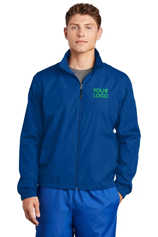 Adjustable Sun HatsSport-Tek Full-Zip Custom Wind Jackets, True Royal