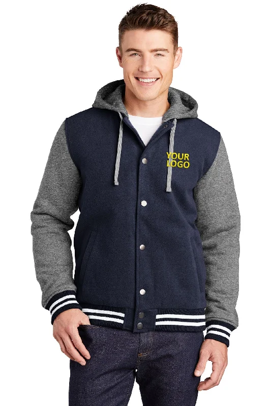 Classic Derby HatsSport-Tek Insulated Customized Letterman Jackets, True Navy/ Vintage Heather Classic Derby HatsSport-Tek Insulated Customized Letterman Jackets, True Navy/ Vintage Heather