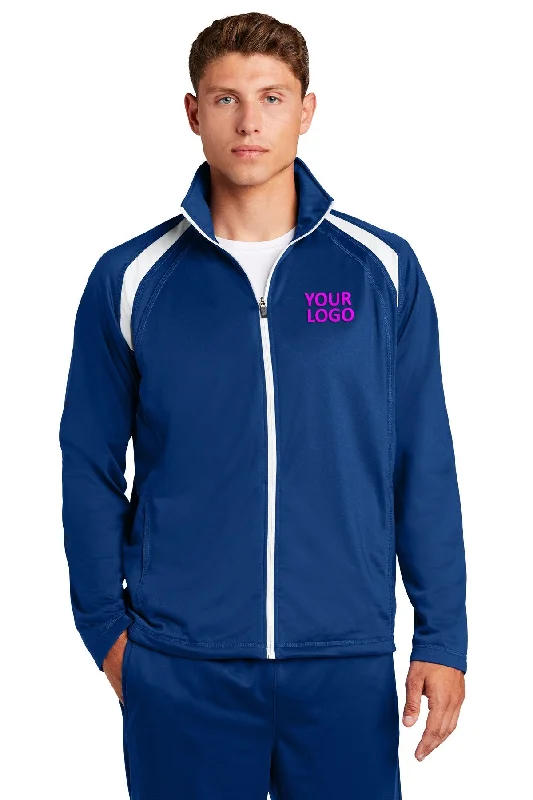 Summer Bucket CapsSport-Tek Tricot Track Custom Jackets, True Royal/White