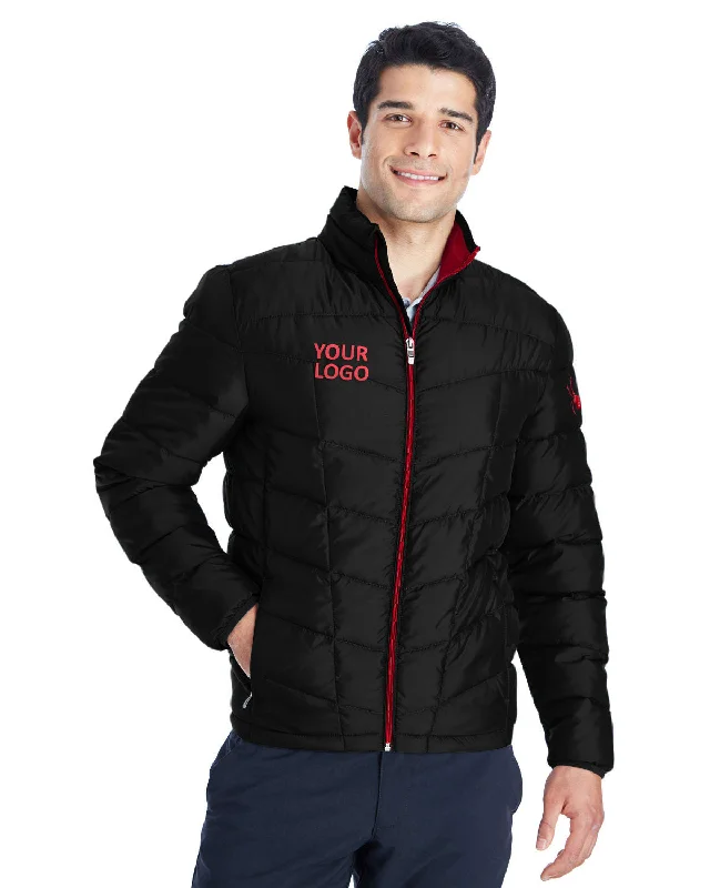 Rainproof Fishing HatsSpyder Pelmo Insulated Puffer Jackets, Black/ Red