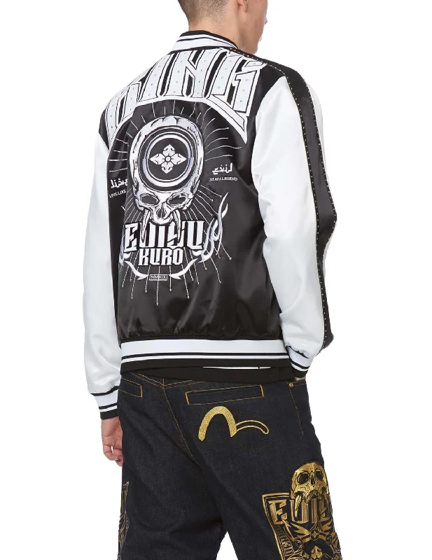Novelty Baseball CapsSouvenir Jacket with Studded Sleeves