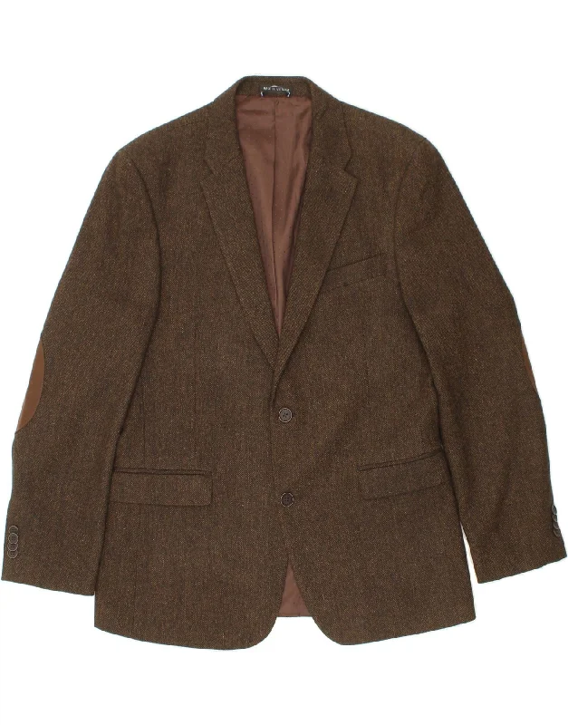Rainproof Fishing HatsTOMMY HILFIGER Mens 2 Button Blazer Jacket UK 40 Large Brown Wool