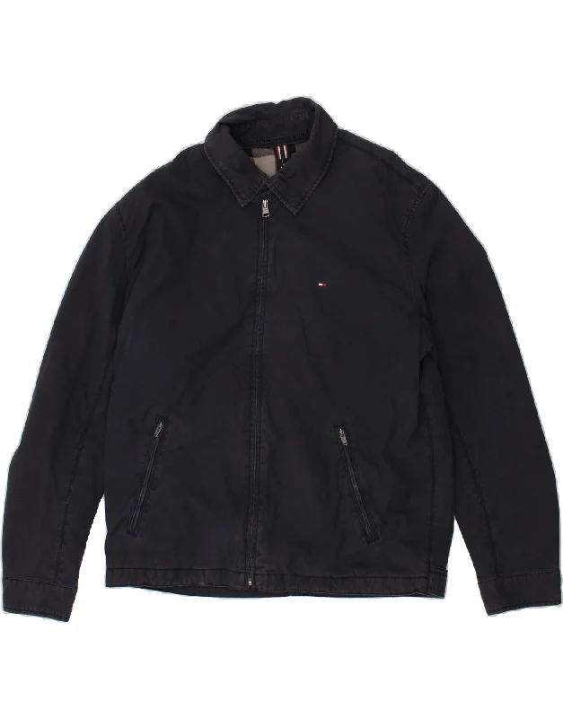 Men's Fedora HatsTOMMY HILFIGER Mens Bomber Jacket UK 40 Large Navy Blue