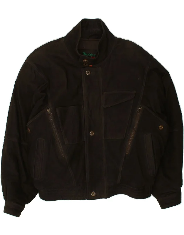 Gentlemen's Bowler HatsVINTAGE Mens Bomber Jacket UK 40 Large Black