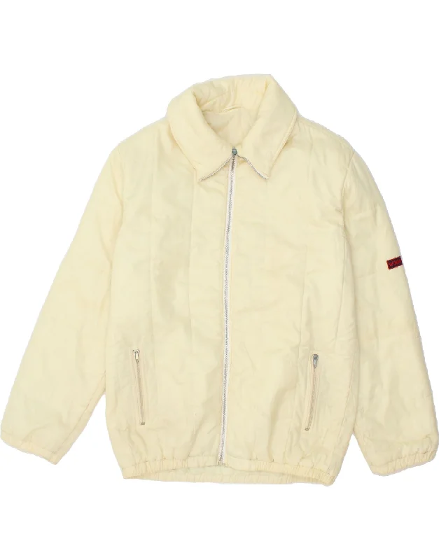 Men's Fedora HatsVINTAGE Mens Padded Jacket UK 40 Large Beige